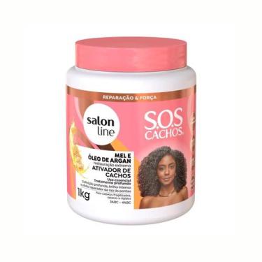 Imagem de Ativador de Cachos SOS Cachos Oleo de Argan 1kg Salon line