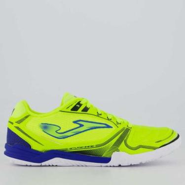 Imagem de Chuteira Joma Dribling Futsal Verde e Azul, 40