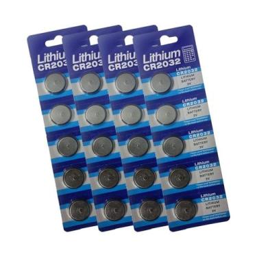 Imagem de Bateria Cr2032 Kit 4 Cartelas Hitaka Com 20 Unidades