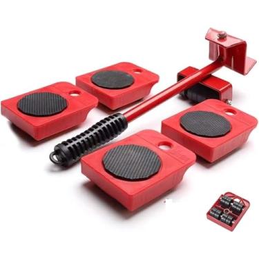 Imagem de Kit Movedor de Móveis Pesados com Rodinhas Aparelho Levantador de Moveis Movedor Arrastar Suporta 150kg Premium
