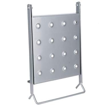 Imagem de Zerodis Acessórios de Plataforma de Trabalho de Escadas Com de Passo Com Suportes de Aço Redondos Galvanizados Plataforma de Trabalho de Dobrável Etapa Portátil de de Ao Ar Livre