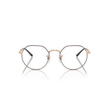 Imagem de Armação para Óculos Ray-Ban Jack 0RX6465 3176 Tam 51 / Marrom Havana/Rose Gold