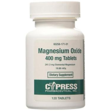 Imagem de Suplemento Gülife Cypress Óxido de Magnésio 400mg 120 comprimidos x3