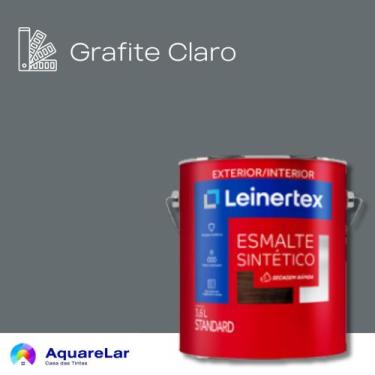 Imagem de Esmalte Sintético Leinertex Fosco 3,6L, GRAFITE CLARO, 3,6L