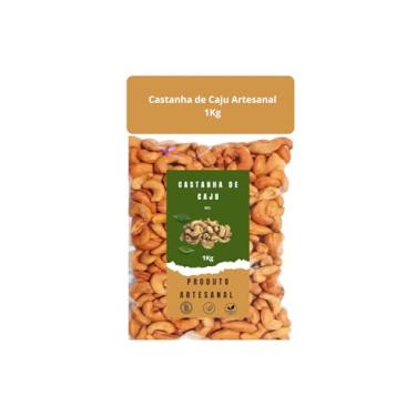 Imagem de 1kg Castanha De Caju Torrada E Salgada Inteira Artesanal