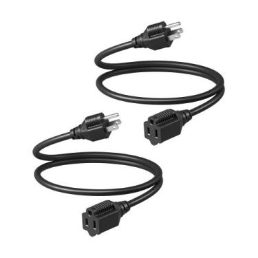 Imagem de Cabo de extensão DEWENWILS de 3 pés, 16 AWG SJTW à prova de intempérie