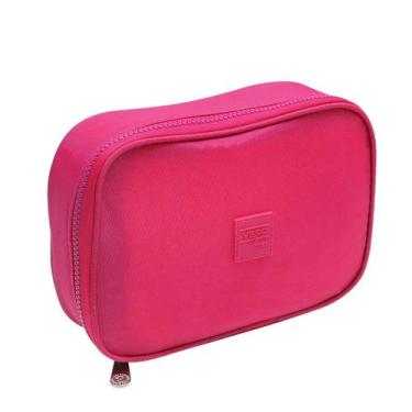 Imagem de Estojo escolar box com aba Nylon Yepp, Rosa