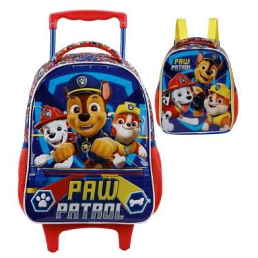 Imagem de Kit Mochila de Rodinhas e Lancheira PATRULHA CANINA 11800 - Xeryus