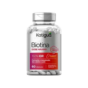 Imagem de Biotina Dose Máxima Glamour 500mg 60 Cápsulas - Katiguá - Katigua