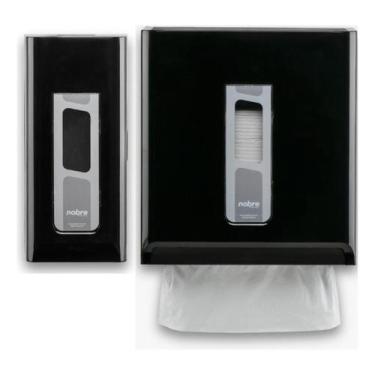 Imagem de Dispenser Saboneteira 800ml + Toalheiro Papel Toalha Street - Nobre, T