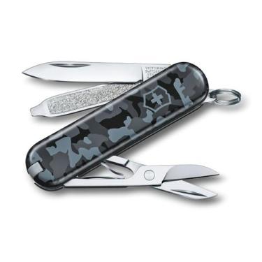 Imagem de Mini Canivete Suíço Classic Victorinox camuflado Navy 7 funções Origin