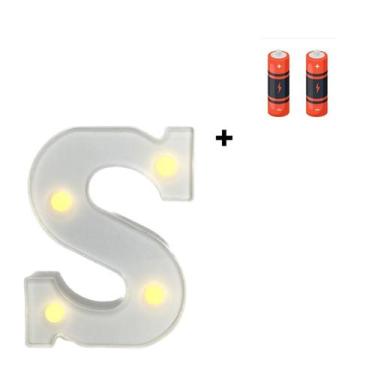 Imagem de Letra Luminária Led 3d Pequena Festa Decoração e Pilha  - Partiufesta,