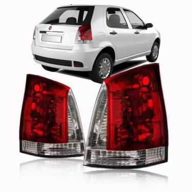 Imagem de Par Lanterna Palio Fire G3 Economy 2004 À 2015 Fumê Acrílico - Cofran