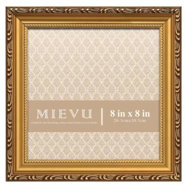 Imagem de Porta-retratos MIEVU Gold 20x20cm para pendurar na parede