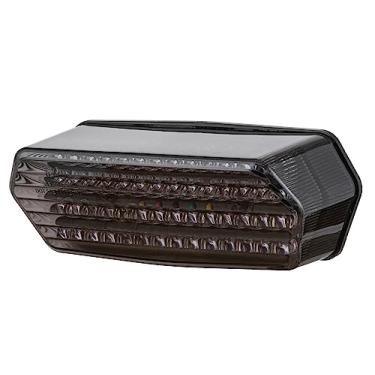 Imagem de Luzes traseiras LED luz traseira de freio com indicadores de luz de seta integrados para Honda 2015 CBR650F (cor moke)