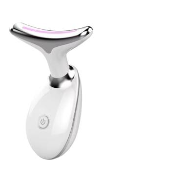 Imagem de Massageador Facial Elétrico para Rosto e Pescoço - Anti-Rugas, Recarregável, Massagem Facial Profissional(Branco)