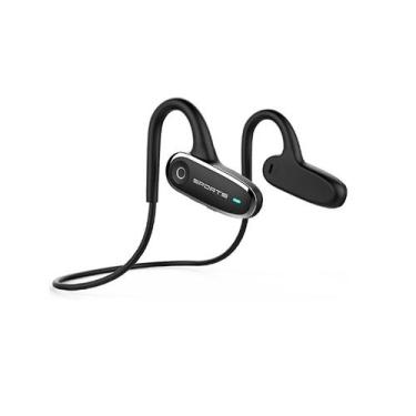 Imagem de Fones de ouvido Bone Conduction 5.0 à prova d'água - pretos - HUOGUO