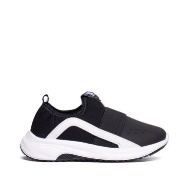 Imagem de Tênis Infantil Molekinho Malha Neoplex Slip-in Preto, Preto, 22