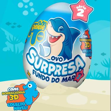 Imagem de OVO SURPRESA SLIME - FUNDO DO MAR - SERIE 2 - 98g - GELELÉ