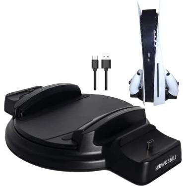 Imagem de Hawksbill PS5 2 in 1 Console stand and Dual charging station, DualSense, Fast Charging for Playstation 5 Controllers