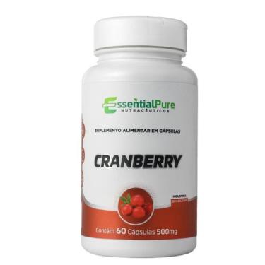 Imagem de Cranberry 500mg 60 Capsula Natural 100% Pura - Essential Pure - Essenc