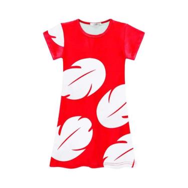 Imagem de Fantasia Infantil Lilo E Stitch, Vestido De Verão Estilo Havai Para Cr