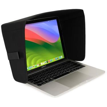 Imagem de Protetor solar para laptop TT TYTX para trabalho ao ar livre, capa de privacidade de computador leve e proteção contra brilho, capa de proteção dobrável (M)