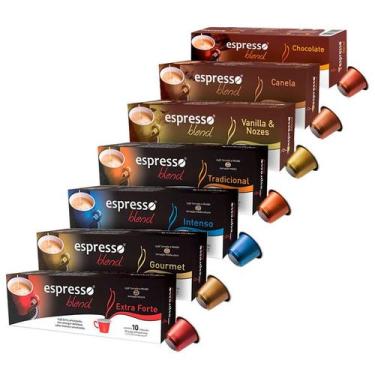 Imagem de Kit 70 Cápsulas para Nespresso Espresso Blend - Cápsulas de Café em Vá