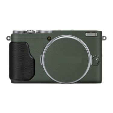 Imagem de X 70 Película protetora de vinil antirriscos para câmera película protetora de vinil capa de decalques para FujiFilm X70 X-70 (couro verde)