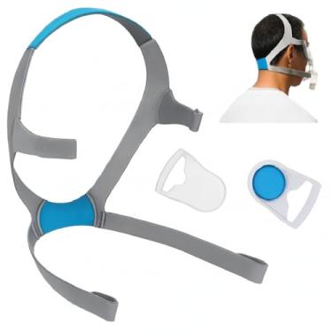 Imagem de Protetor de cabeça ResMed F20 – Fone de ouvido CPAP para Airfit Resmed F20 (máscara, clipes não incluídos) – Suprimentos CPAP ResMed – Capacete de retransmissão para AirFit F20 – ReMed F20 Headgear-CPAP Headgear AirF20