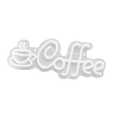 Imagem de IEUDNS Letreiro de para cafeteria, luminária com atmosfera de jogo, estética, luzes LED para cafeteria, decorativas, 40cmx23cm