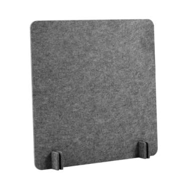 Imagem de ＫＬＫＣＭＳ Divisória de mesa acústica, divisória de mesa, de mesa para sala de aula escolar, Cinza Escuro 40x40 Cm