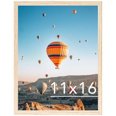 Imagem de JCJMY Porta-retrato 28 x 40,6 cm para pendurar na parede, horizontal ou verticalmente, porta-retrato de galeria de 28 x 40,6 cm com acrílico resistente a quebras, natural