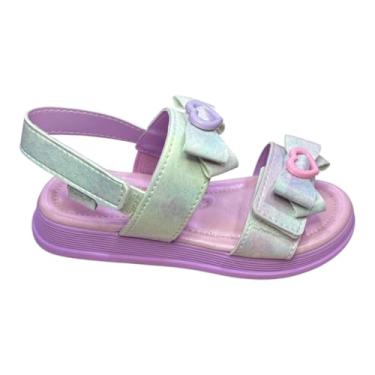 Imagem de Sandália Infantil Feminina Flower Laços Tie Dye (Tie Dye, BR, Criança de 1 a 3 anos, Numérico, P, 25)