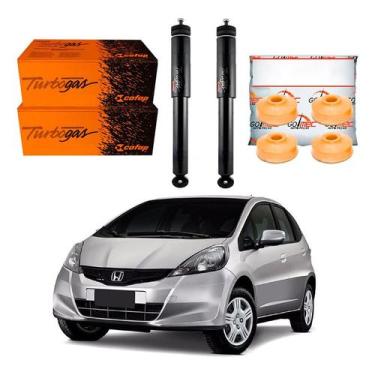 Imagem de Kit Amortecedor Traseiro New Fit 1.4 1.5 2009 A 2013 - Cofap