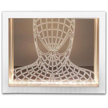 Imagem de Luminária Led 3d Homem Aranha Porta Retrato Abajur - FGK LUMINÁRIAS