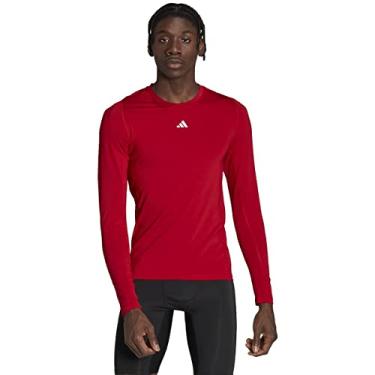 Imagem de adidas Techfit Camiseta masculina de manga comprida PP
