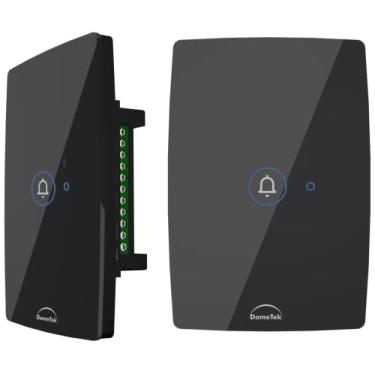 Imagem de Interruptor Touch Pulsador de Campainha 1 Botão Preto 4x2