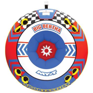 Imagem de Boia Rebocável Inflável Para 4 Pessoas, Resistente, SPORTSSTUFF 53 1329, Vermelho