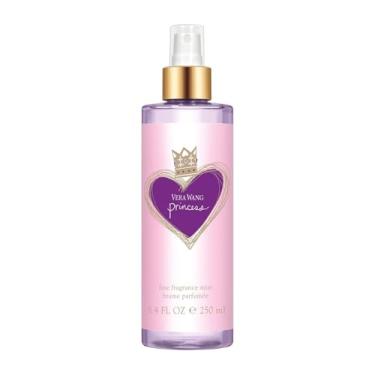 Imagem de Vera Wang Princess Body Mist 250 ml (pacote com 1), notas de maçã, quava e baunilha, fragrância feminina, longa duração, fragrância diária
