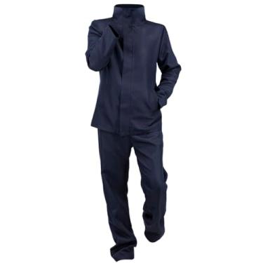 Imagem de DigiTizerArt High School Cosplay Costume US Size with Jacket Pants Blindfold Eye Mask for Men Women Halloween Outfit Uniform(M)