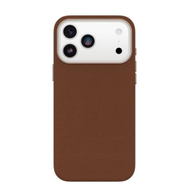 Imagem de OtterBox Capa de couro de cacto para iPhone 17 Pro Max Symmetry Series - Selim do deserto - marrom - fina, capa protetora premium para iPhone