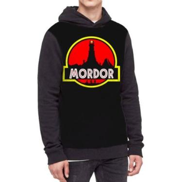 Imagem de Moletom Com Capuz Mordor Lord Of The Rings Ref:738 - smoke, Preto, GG