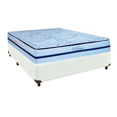 Imagem de Cama Box + Colchão Casal Molas Ensacadas Blue Paropas