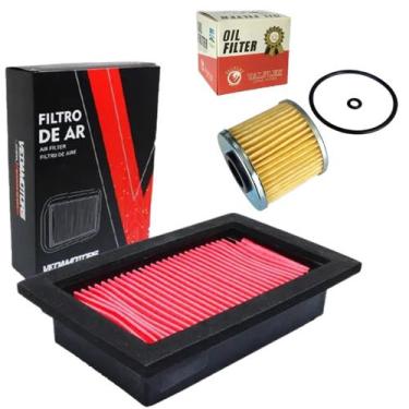 Imagem de Filtro Ar E Filtro De Oleo Com Anel Vedação Xt 660 - VALFLEX/VEDAMOTOR