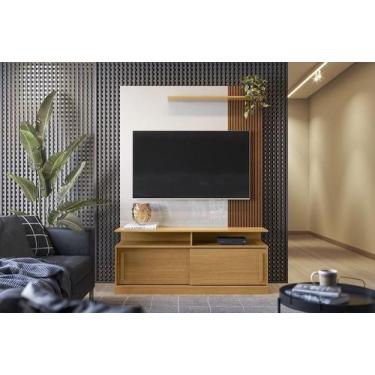 Imagem de Home p/ TVs até 55" Chicago Tauari Rip./Off Perolizado - Lukaliam