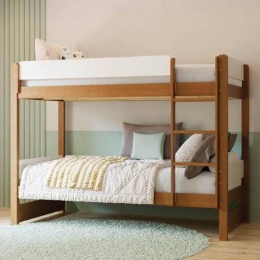 Imagem de Beliche Reversível Aria Casatema Madeiraoriginals Nogueira/Branco