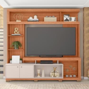 Imagem de Estante TV 70 Pol 210cm Sala de Estar Mirel C01 - D'Rossi