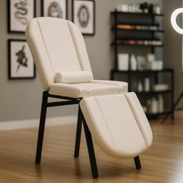 Imagem de Maca Fixa 3 Posições Reclinável Tatuagem Estética Massagem Compact One (Rosé)