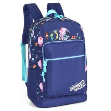 Imagem de Mochila Costas Escolar Divertidamente Infantil Azul Luxcel-Masculino